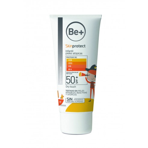 be+ skinprotect dry touch infantil spf50+ 100ml - 1